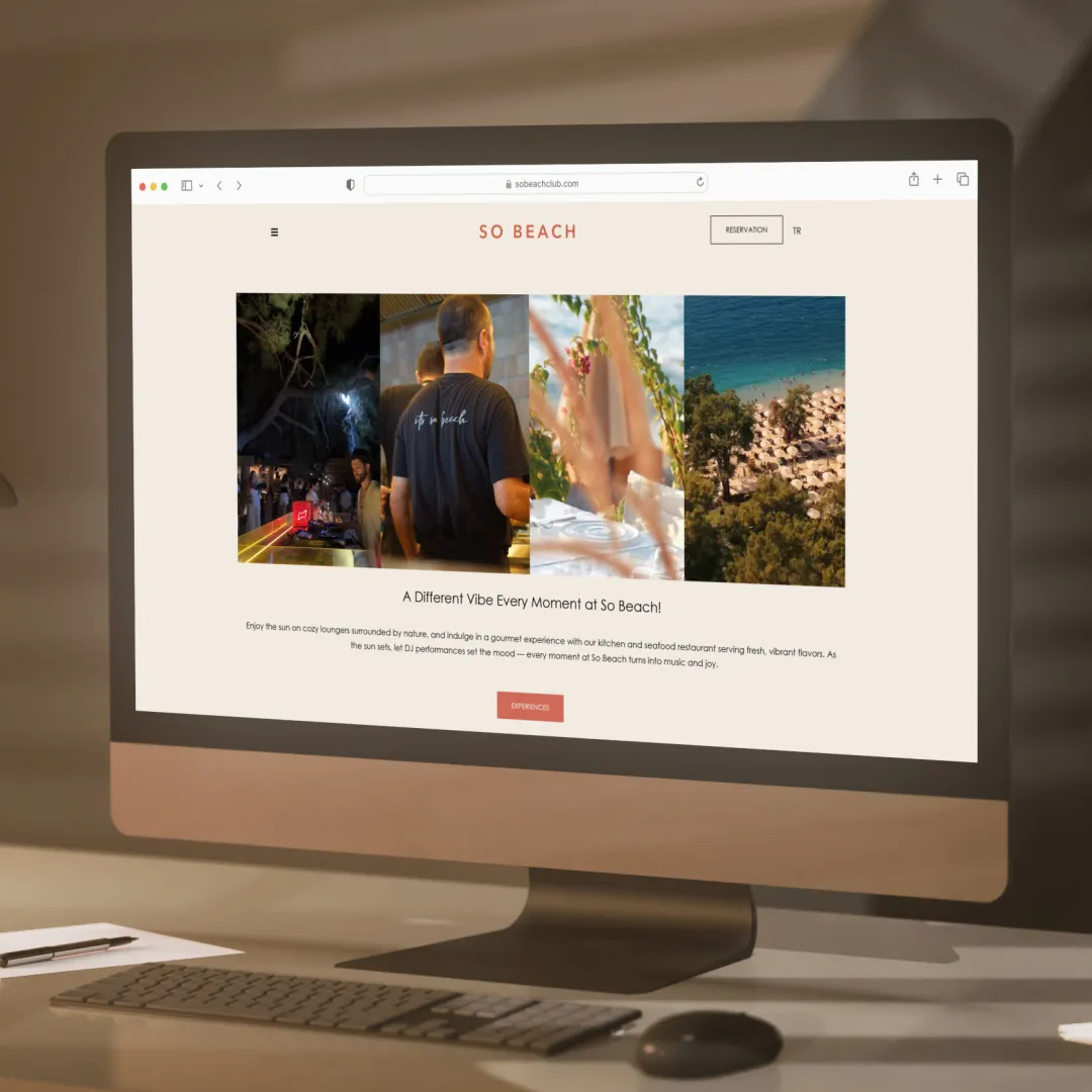 So Beach - Web Sitesi